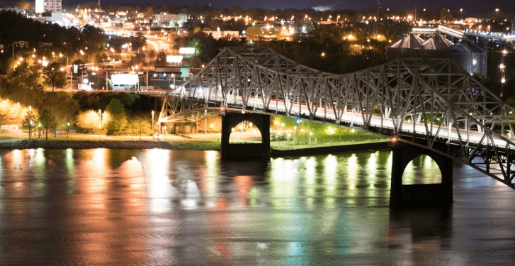 Bridge over a river
